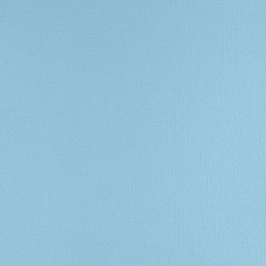 Sky Blue Vaessen Creative Florence textured cardstock colour swatch, code 105.